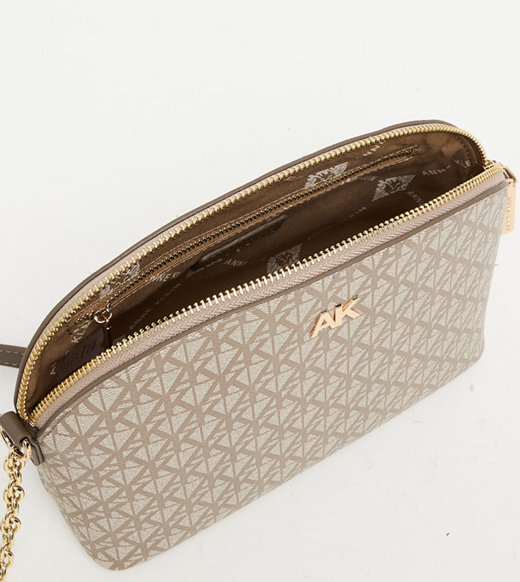 Patterned PU Crossbody Bag