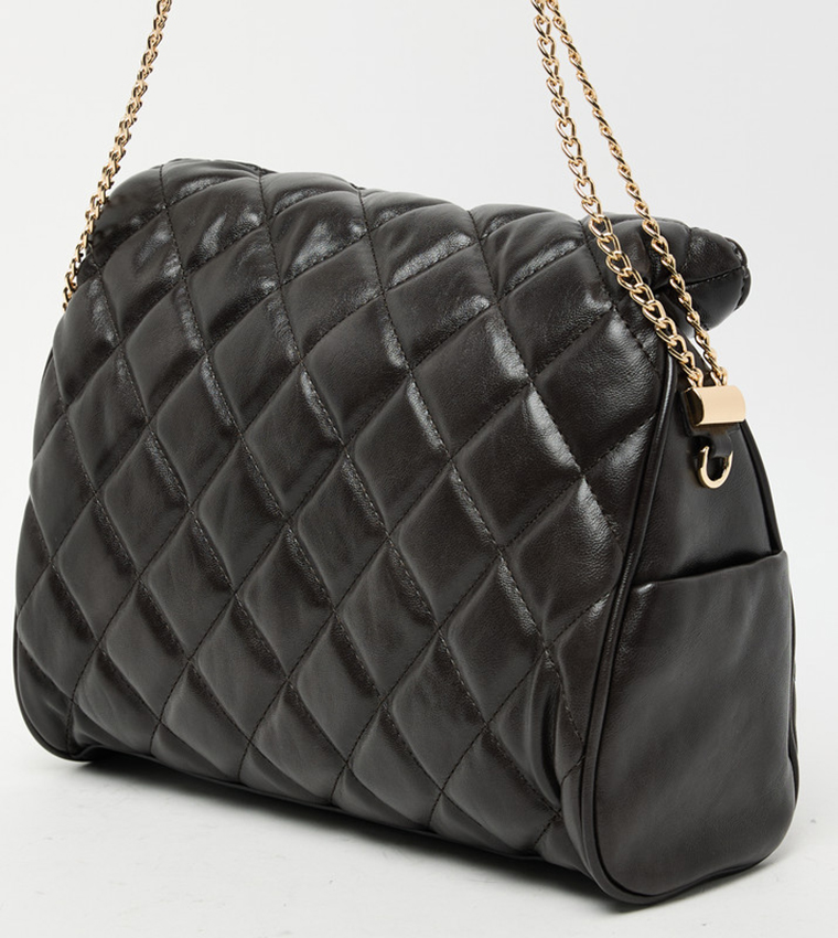 Quilted Chain Strap Shoulder Bag