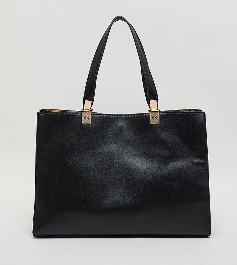 Textured PU Tote Bag