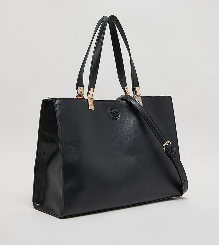 Textured PU Tote Bag