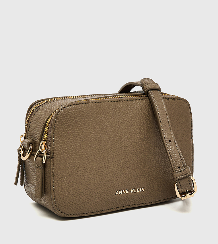 Textured Zippered Camera Bag