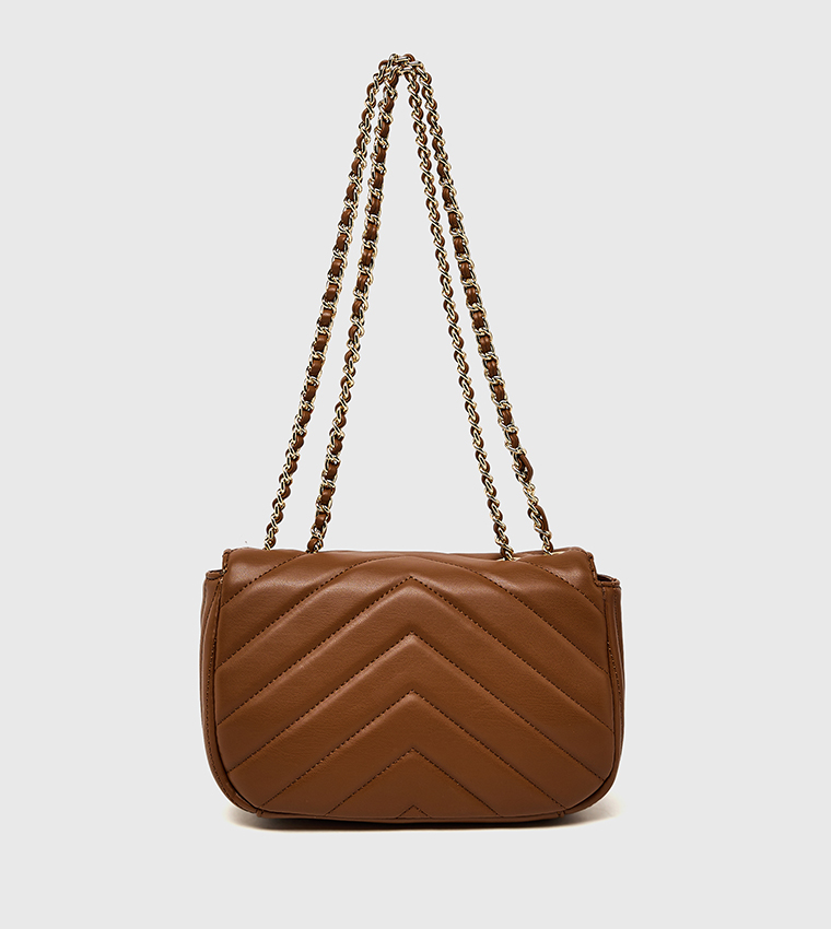 Logo Detail Puffer Convertible Crossbody Bag