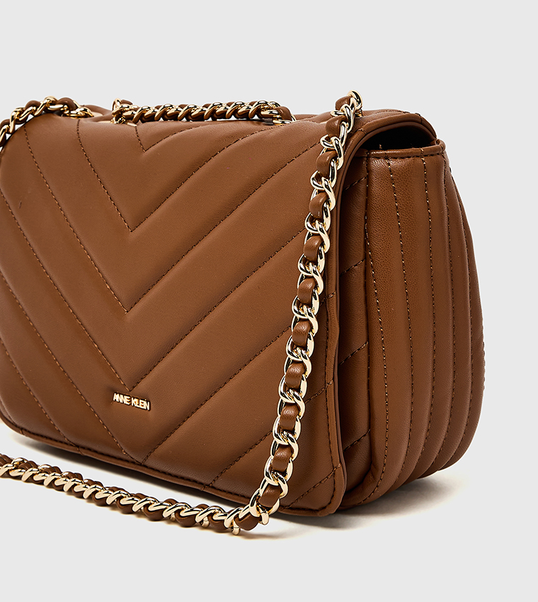 Logo Detail Puffer Convertible Crossbody Bag