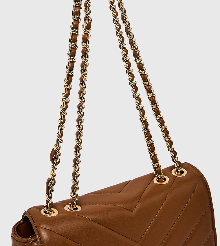 Logo Detail Puffer Convertible Crossbody Bag