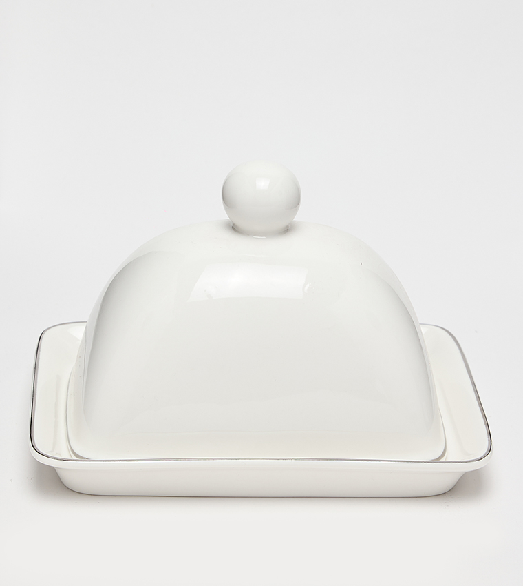 Butter Dish with Rim, 18x12 cm