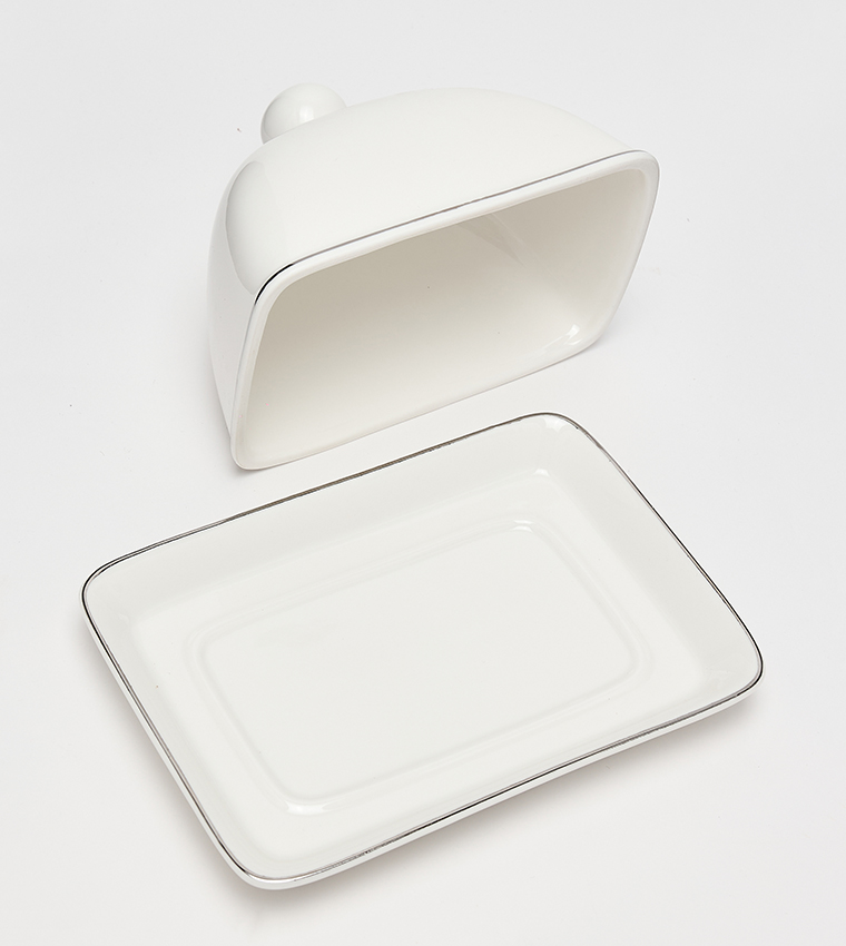 Butter Dish with Rim, 18x12 cm