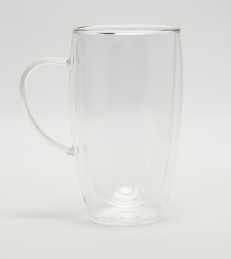 2 Piece Double Wall Latte Mug, 450ml