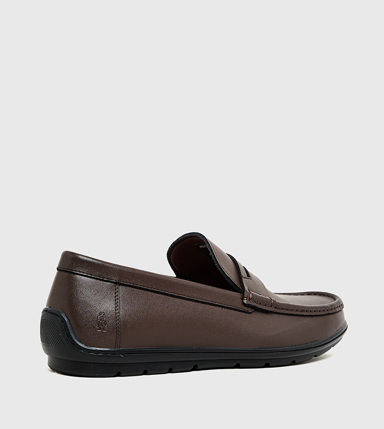 DANISH Textured Slip-On Loafers