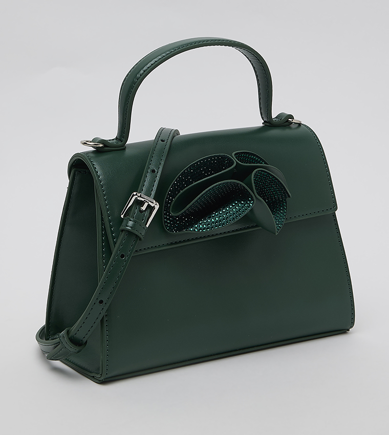 NWRIHANNA-D Embellished Top Handle Bag