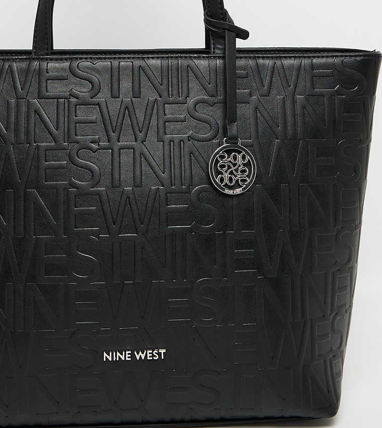 Logo Embossed Tote Bag