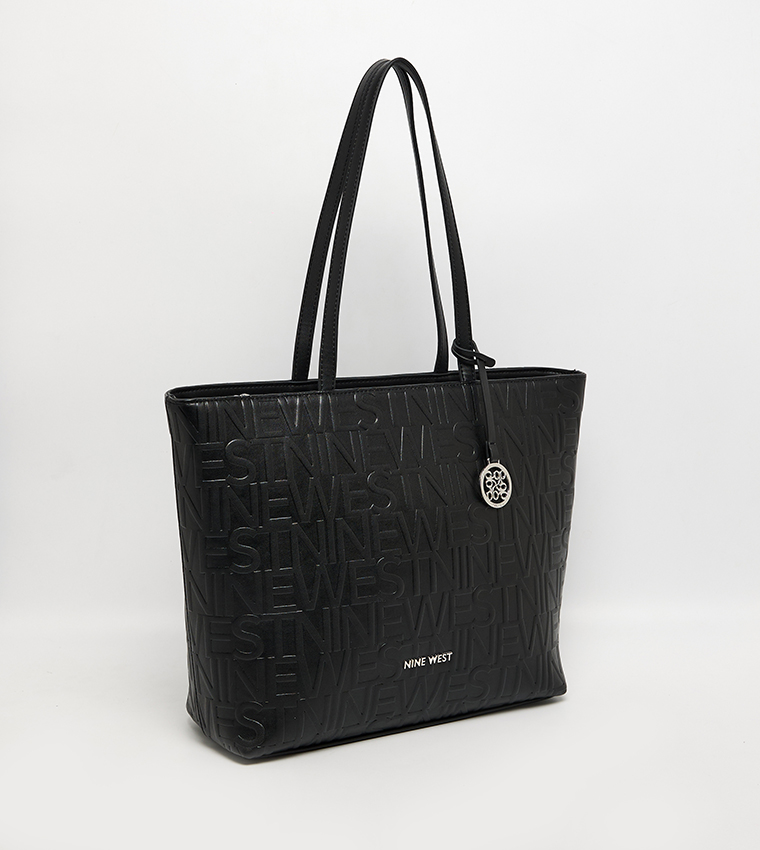 Logo Embossed Tote Bag