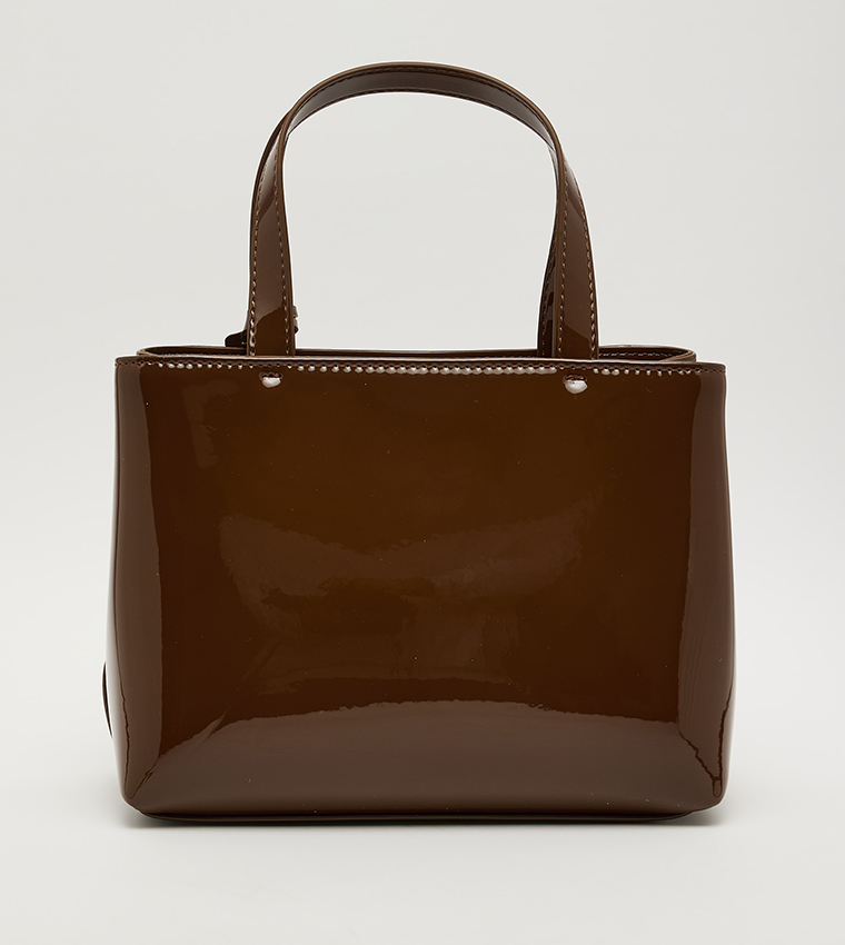 Logo Detail Satchel Bag