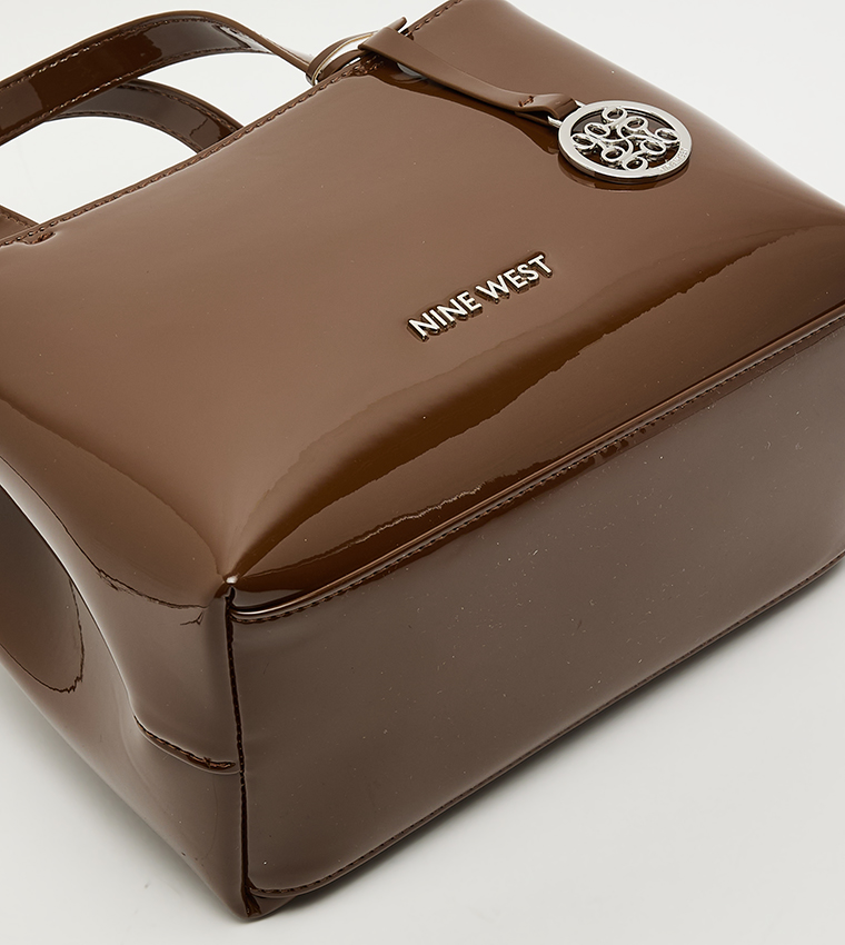 Logo Detail Satchel Bag