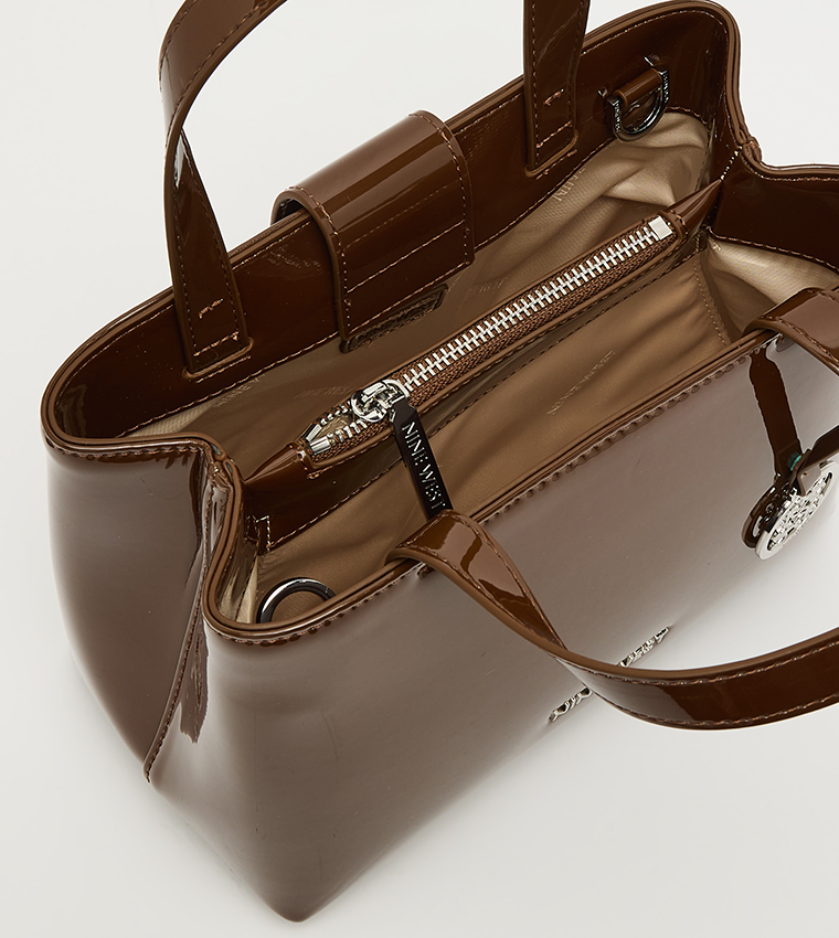 Logo Detail Satchel Bag