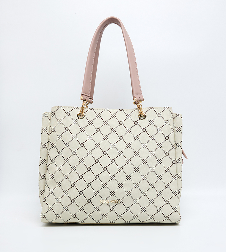 Monogram Patterned Tote Bag