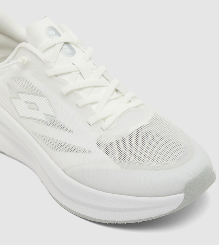 Logo Detail Round Toe Running Shoes