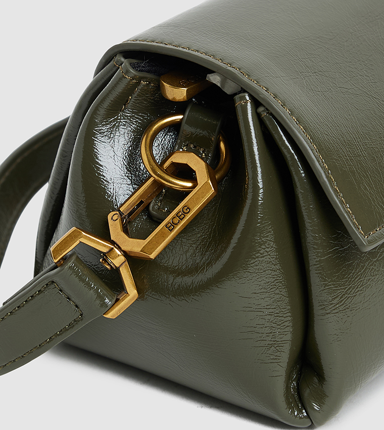 Twist Lock Crossbody Bag