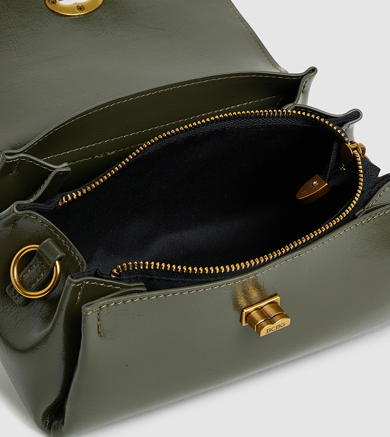 Twist Lock Crossbody Bag