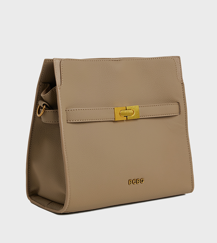 Logo Detail Satchel Bag