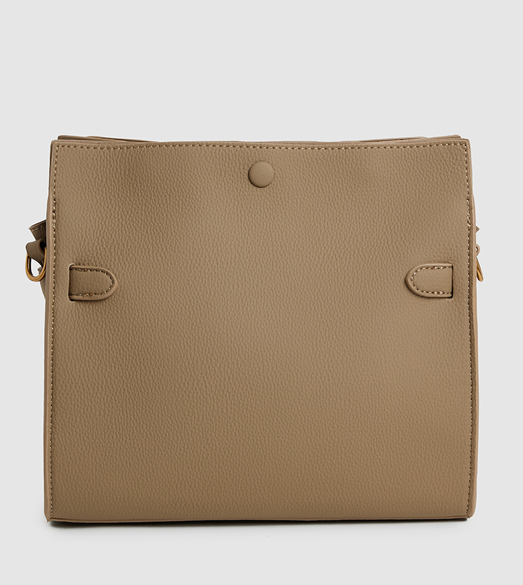 Logo Detail Satchel Bag