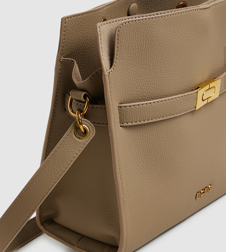 Logo Detail Satchel Bag