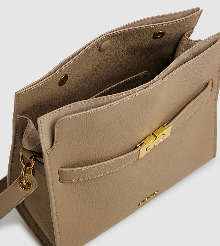 Logo Detail Satchel Bag