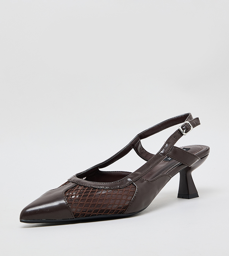 Pointed Toe Slingback Pumps
