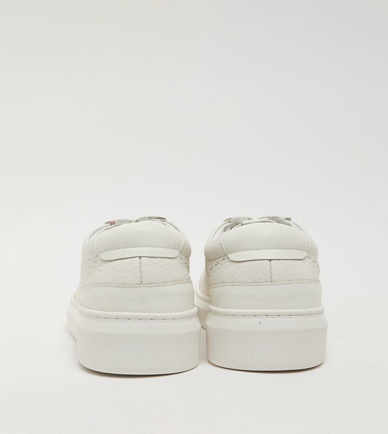 Textured Round Toe Slip-On Shoes