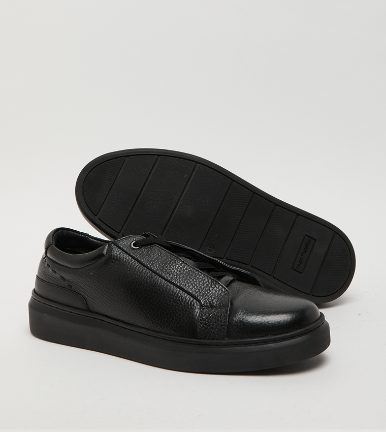 Textured Round Toe Slip-On Shoes
