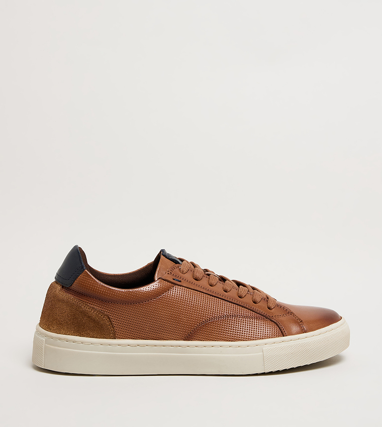 STOCK Solid Lace-Up Shoes