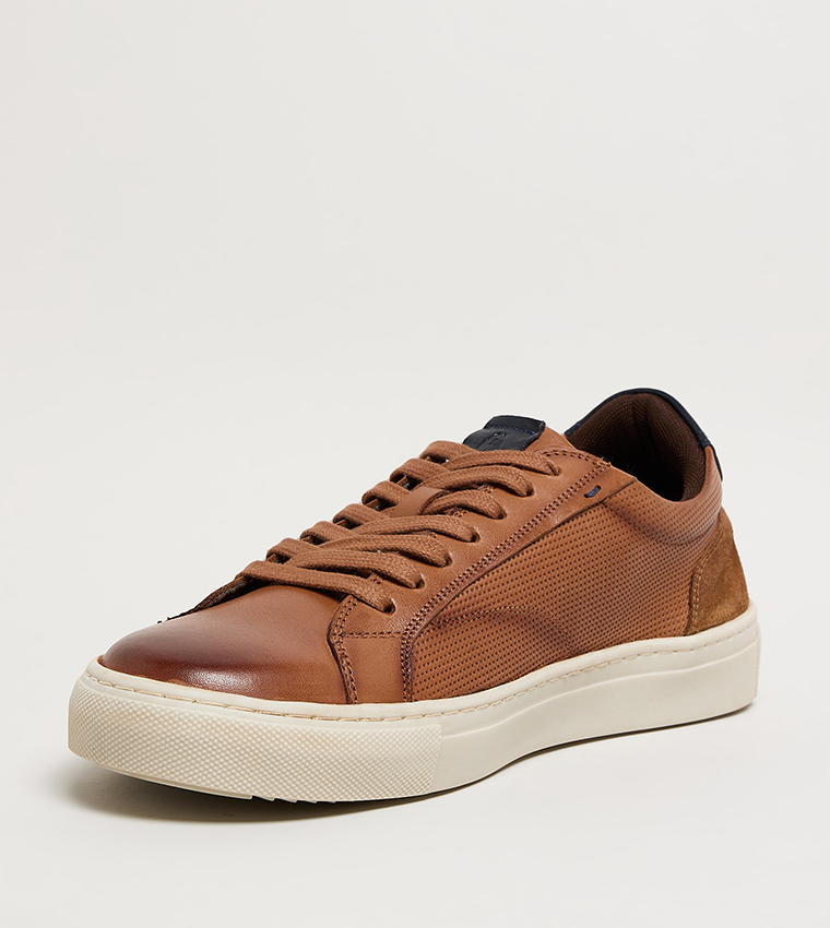 STOCK Solid Lace-Up Shoes
