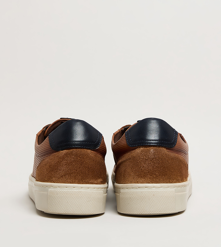 STOCK Solid Lace-Up Shoes