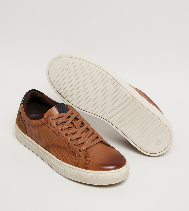 STOCK Solid Lace-Up Shoes
