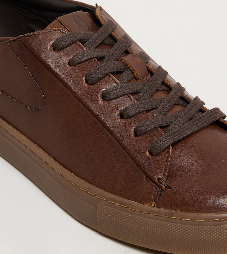 STOCK Solid Lace-Up Shoes