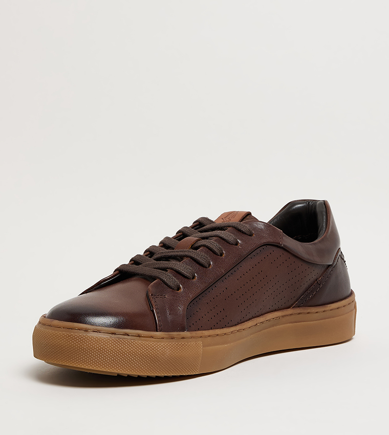 STOCK Solid Lace-Up Shoes