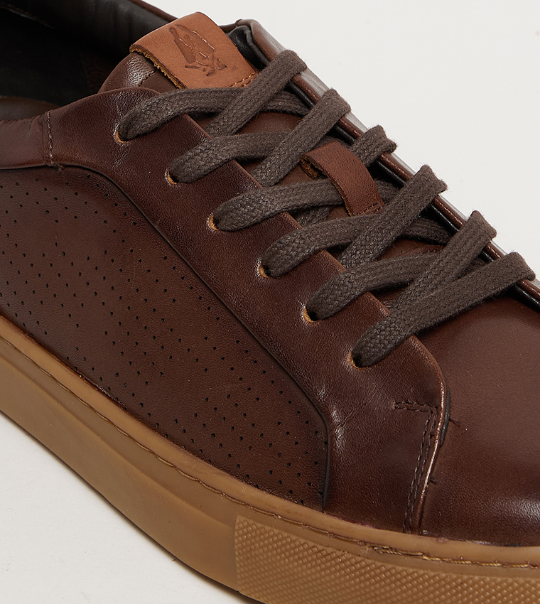 STOCK Solid Lace-Up Shoes