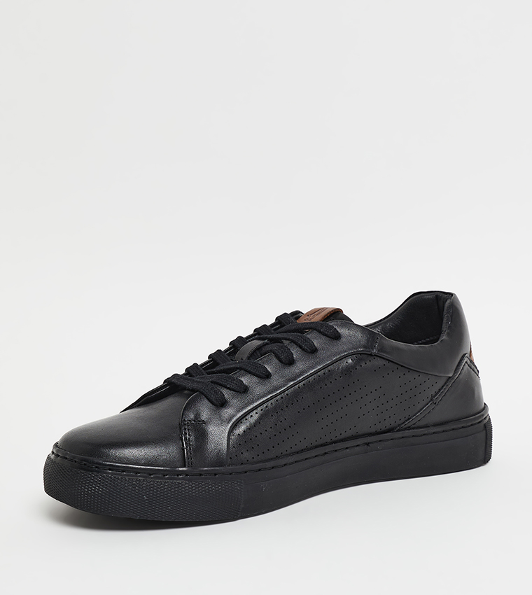 STOCK Solid Lace-Up Shoes