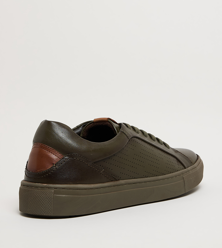 STOCK Solid Lace-Up Shoes