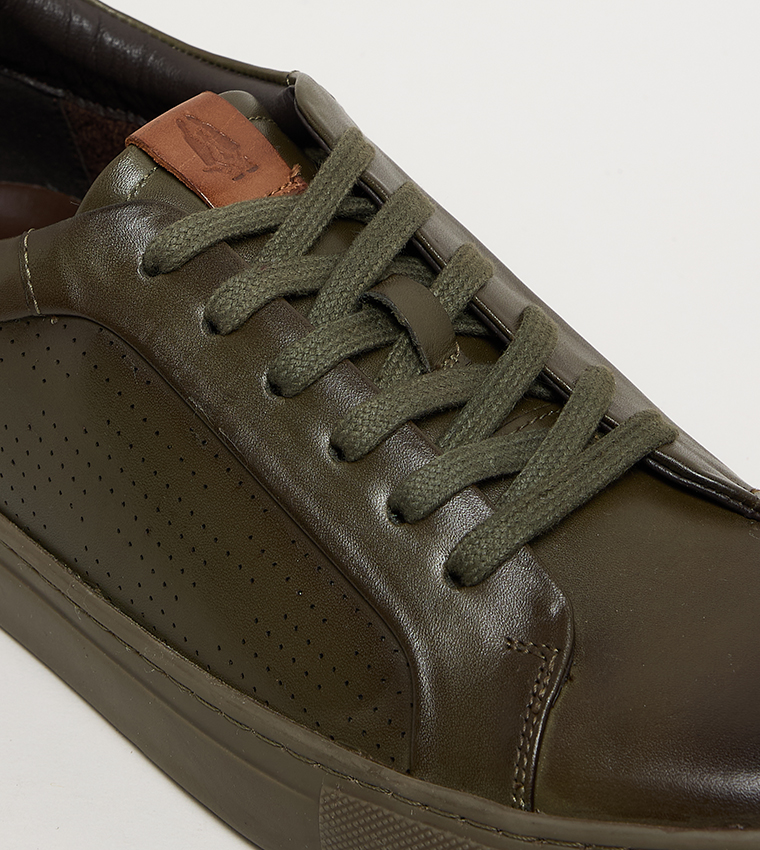 STOCK Solid Lace-Up Shoes