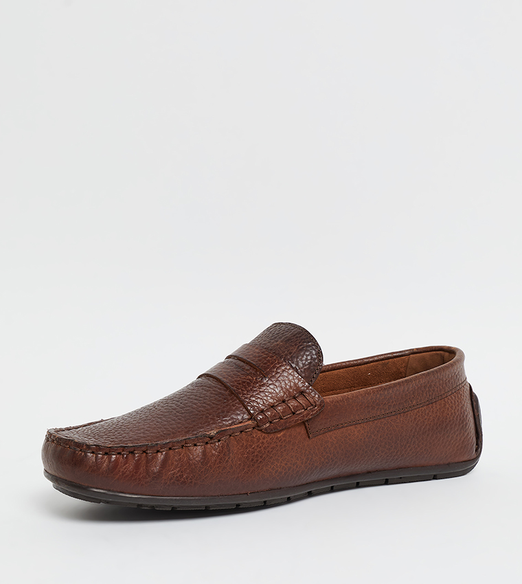 MOCPENNY Solid Moccasins