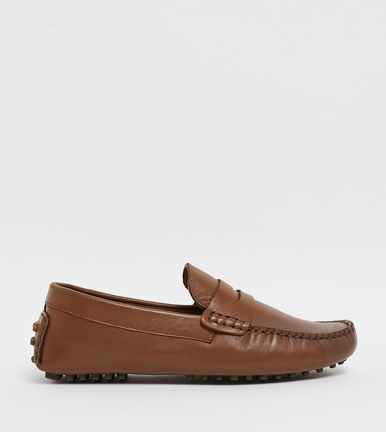 MOCDRIVING Solid Moccasins