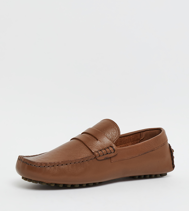 MOCDRIVING Solid Moccasins