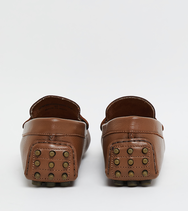 MOCDRIVING Solid Moccasins