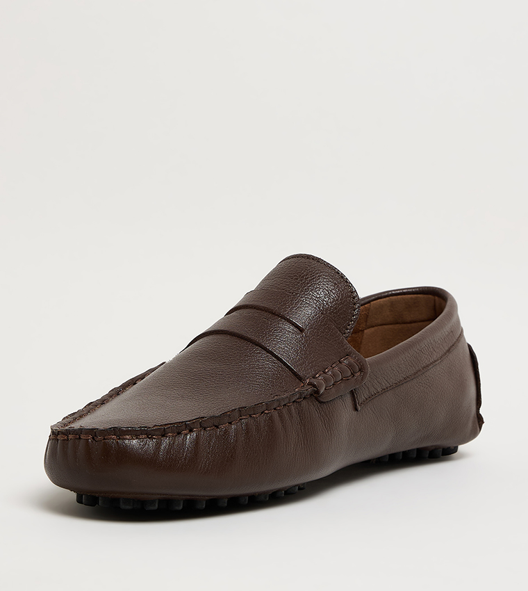 MOCDRIVING Solid Moccasins