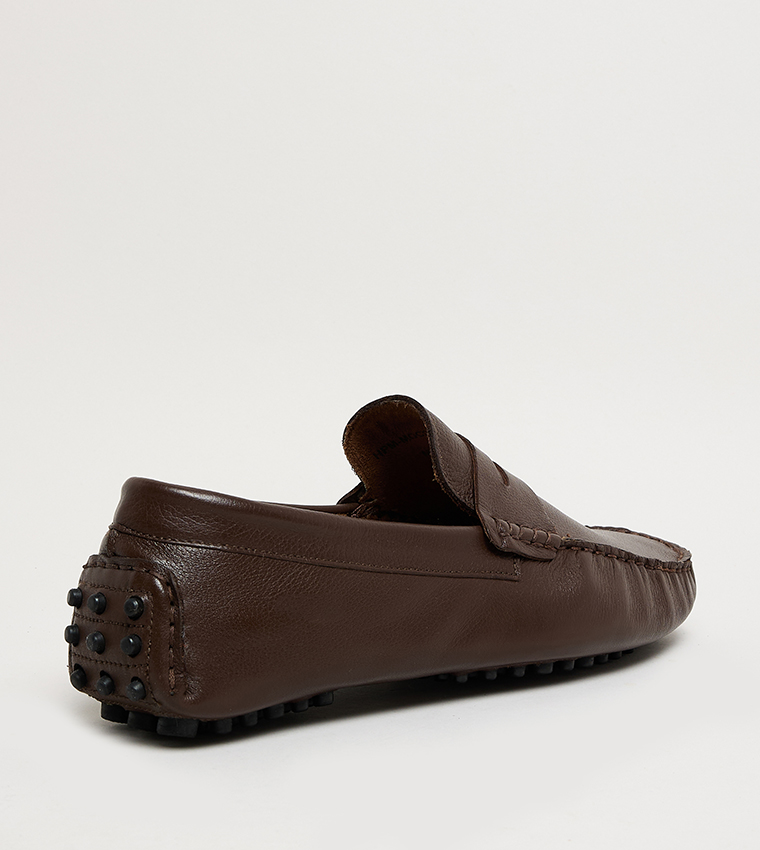 MOCDRIVING Solid Moccasins