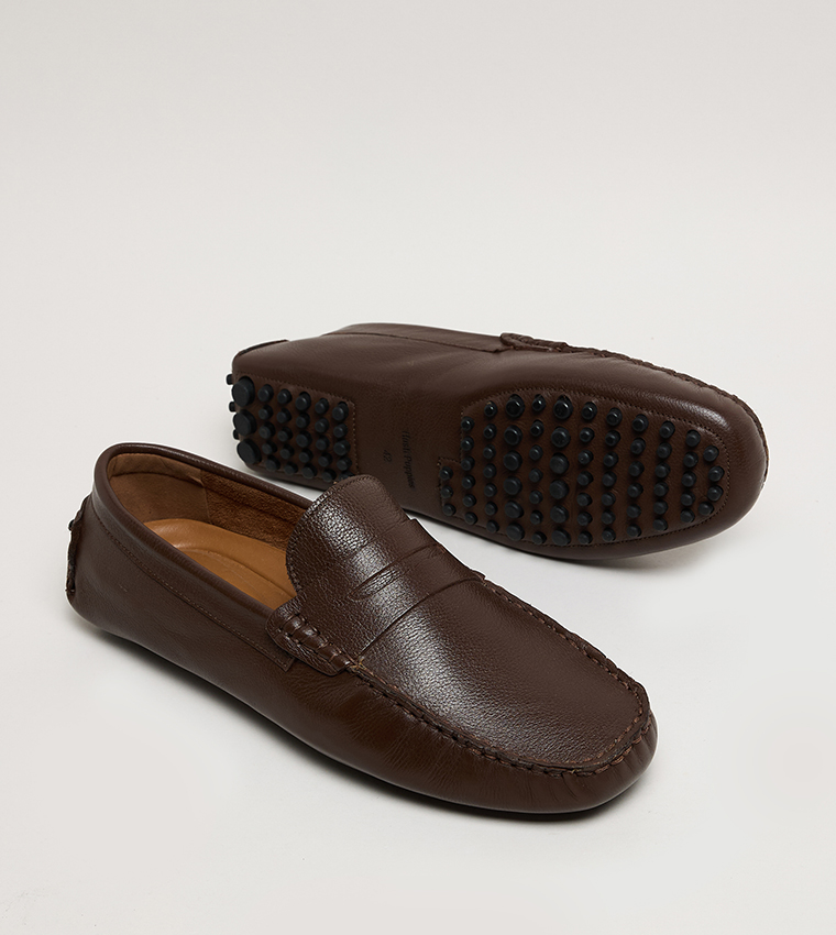 MOCDRIVING Solid Moccasins