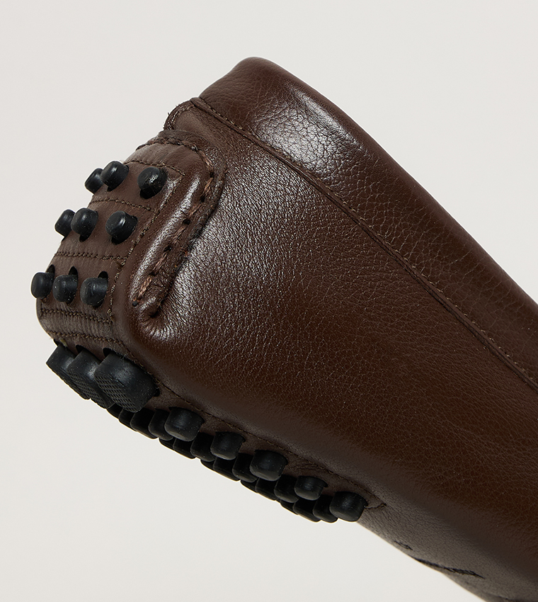 MOCDRIVING Solid Moccasins