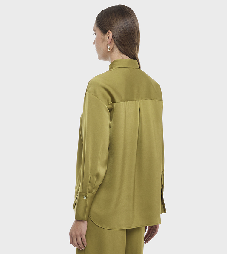 BCBG  Shirts - Olive Midi Dresses