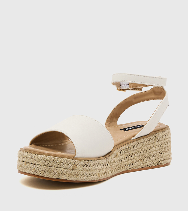 Ankle Strap Espadrille Platform Sandals