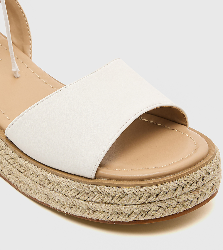 Ankle Strap Espadrille Platform Sandals